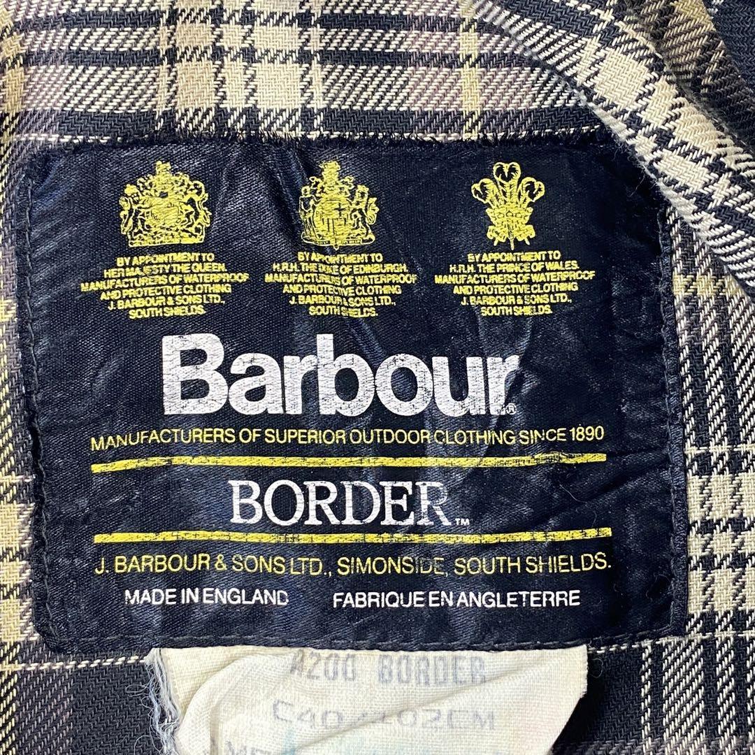 t281 Barbour バブアー BORDER オイルドジャケット オイル抜