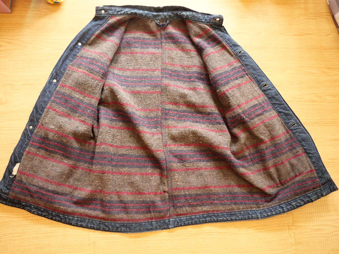 ビンテージ濃い濃い60's SEARS カバーオール ブランケットインディゴ