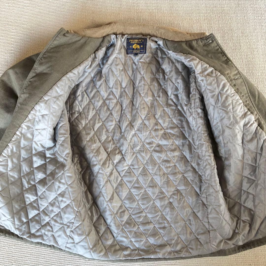 美品 Pherrow's フェローズ ハンティングジャケット カバーオール L 美品 Pherrow's フェローズ ハンティングジャケット カバーオール L