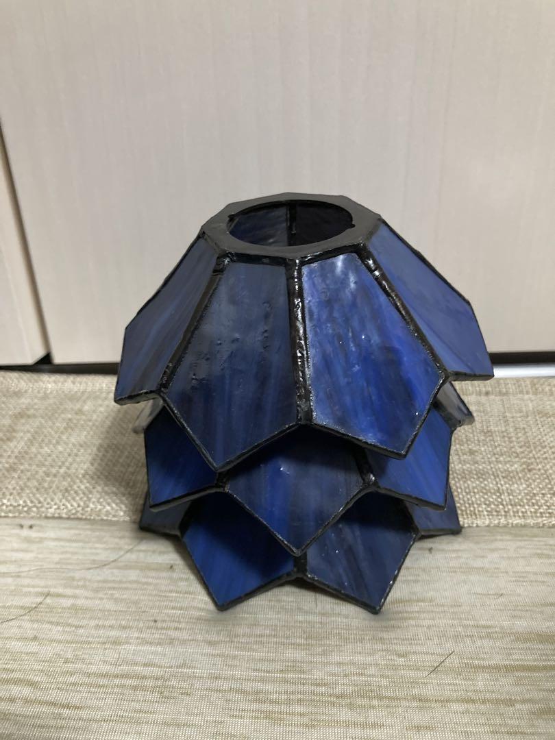 ゴールゼロ ガラスシェードsomabito ソマビト　逆鱗型ランタンシェード③