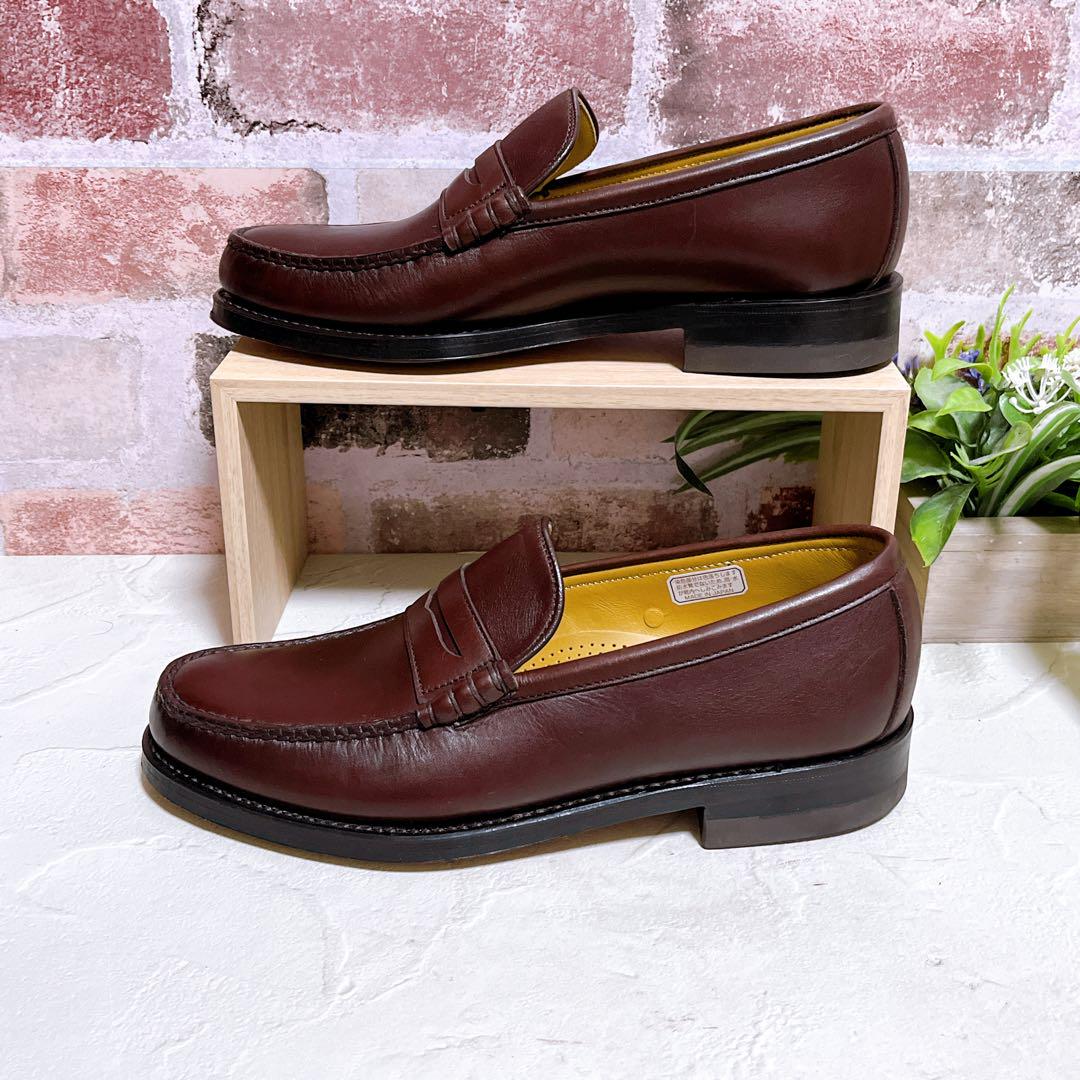 極美品【REGAL リーガル】コインローファー 革靴 インペリアルグレード 24