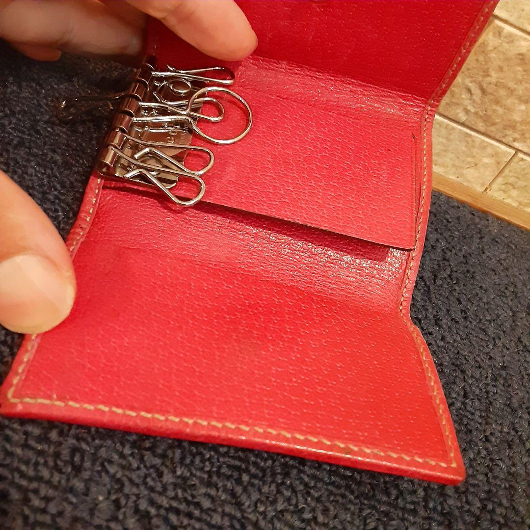 GUCCI グッチ 三つ折り キーケース ロゴ モチーフ