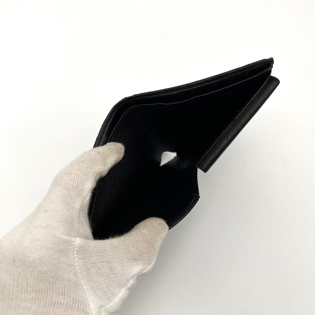 ルイヴィトン　ポルトフォイユマルコ　ダミエグラフィット　ブラック　黒　二つ折り