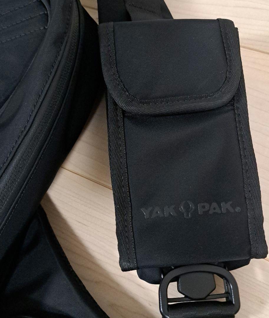 YAKPAK　ヤックパック レコードバッグ ショルダーバッグ ボディバッグ 黒