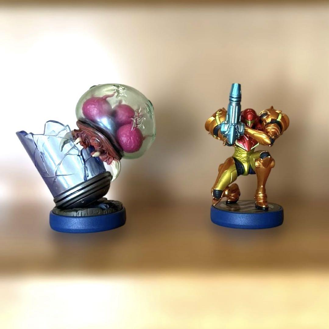 amiibo メトロイドとサムスのamiiboのセット売り - メルカリ