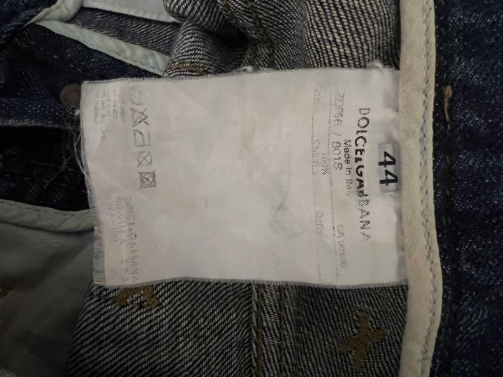 即日発送 ドルチェ&ガッバーナ ダメージジーンズ D&G サイズ44 超お徳用 ◇ダメージデニム ◇ドルチェ&ガッバーナ グレー 44 サイズ 14 GOLD デニム/ジーンズ