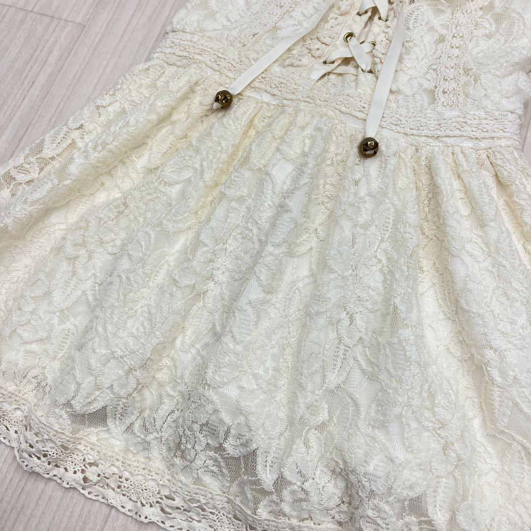 訳あり‼️LIZ LISA アイボリー レースチュニック 訳あり‼️LIZ LISA アイボリー レースチュニック - メルカリ