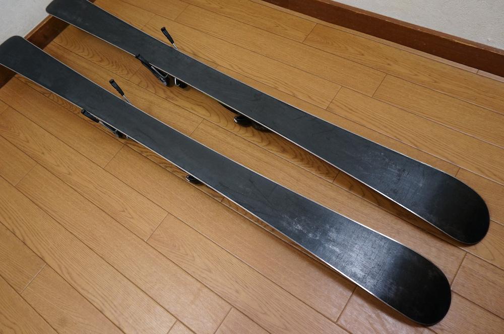 120cm 靴21cm ELAN 子供用カービングスキーセット 中古 スキー