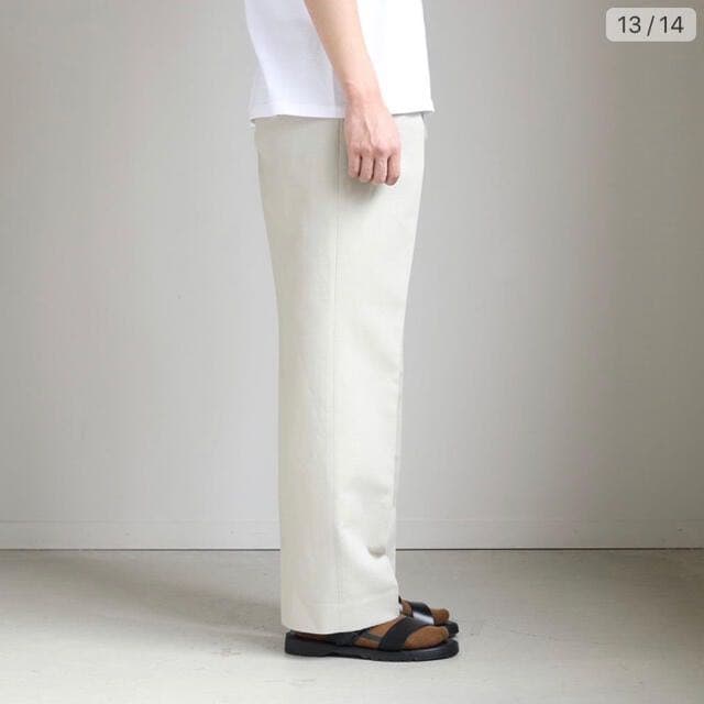 パンツ AURALEE Wool Washi Amuzen Wide Slacks