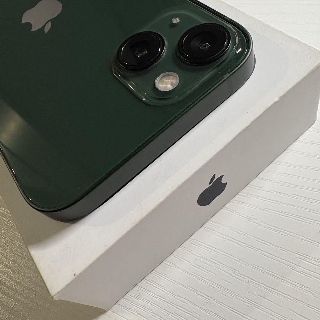 iPhone13 512GB グリーン SIMフリー 極美品 アップル iPhone 13 512GB グリーン SIMフリー MNGJ3J/A ｜出張