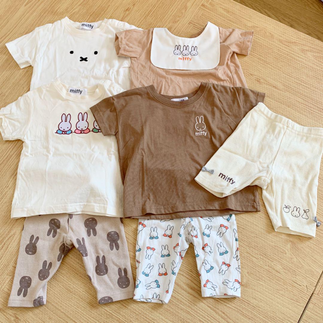 在庫限りSALEの通販 しまむら ミッフィー コラボ Tシャツ トップス パンツ セット 在庫限りSALEの通販 しまむら ミッフィー コラボ Tシャツ トップス パンツ セット