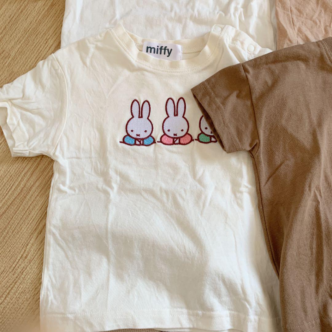 在庫限りSALEの通販 しまむら ミッフィー コラボ Tシャツ トップス パンツ セット 在庫限りSALEの通販 しまむら ミッフィー コラボ Tシャツ トップス パンツ セット