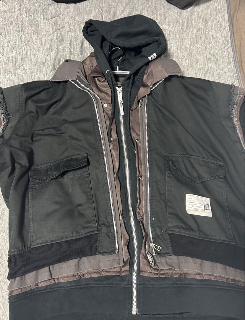 ミハラヤスヒロ　24ss triple layererd vest