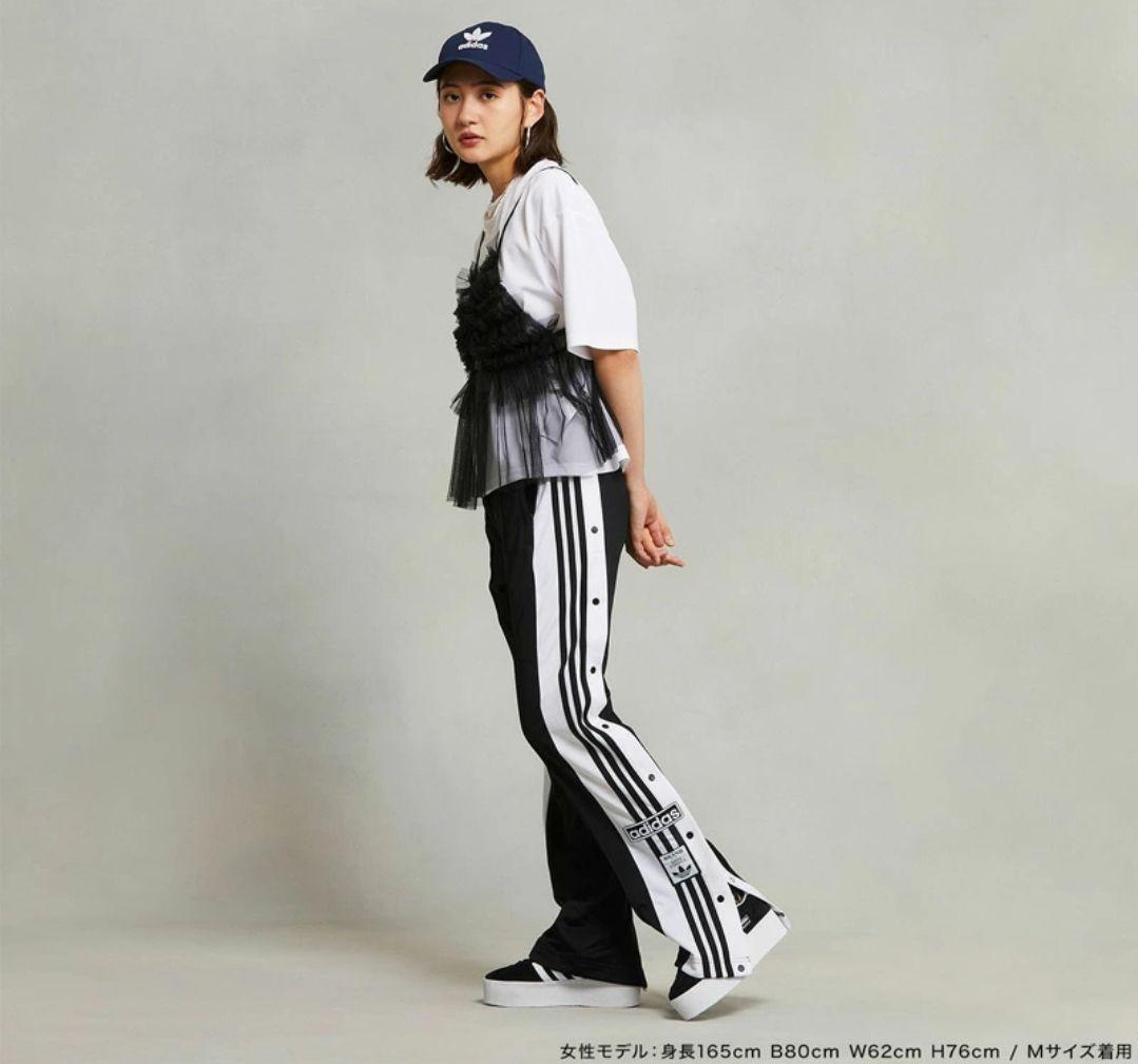 アディダス アディブレイク スナップパンツ ジャージ 黒 ロゼ着用 女性2XL アディダス アディブレイク スナップパンツ ジャージ 黒 ロゼ着用 女性2XL