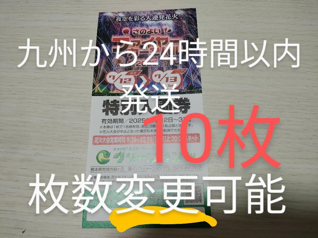 zJ熊本グリーンランド入場券　三井グリーンランドy10