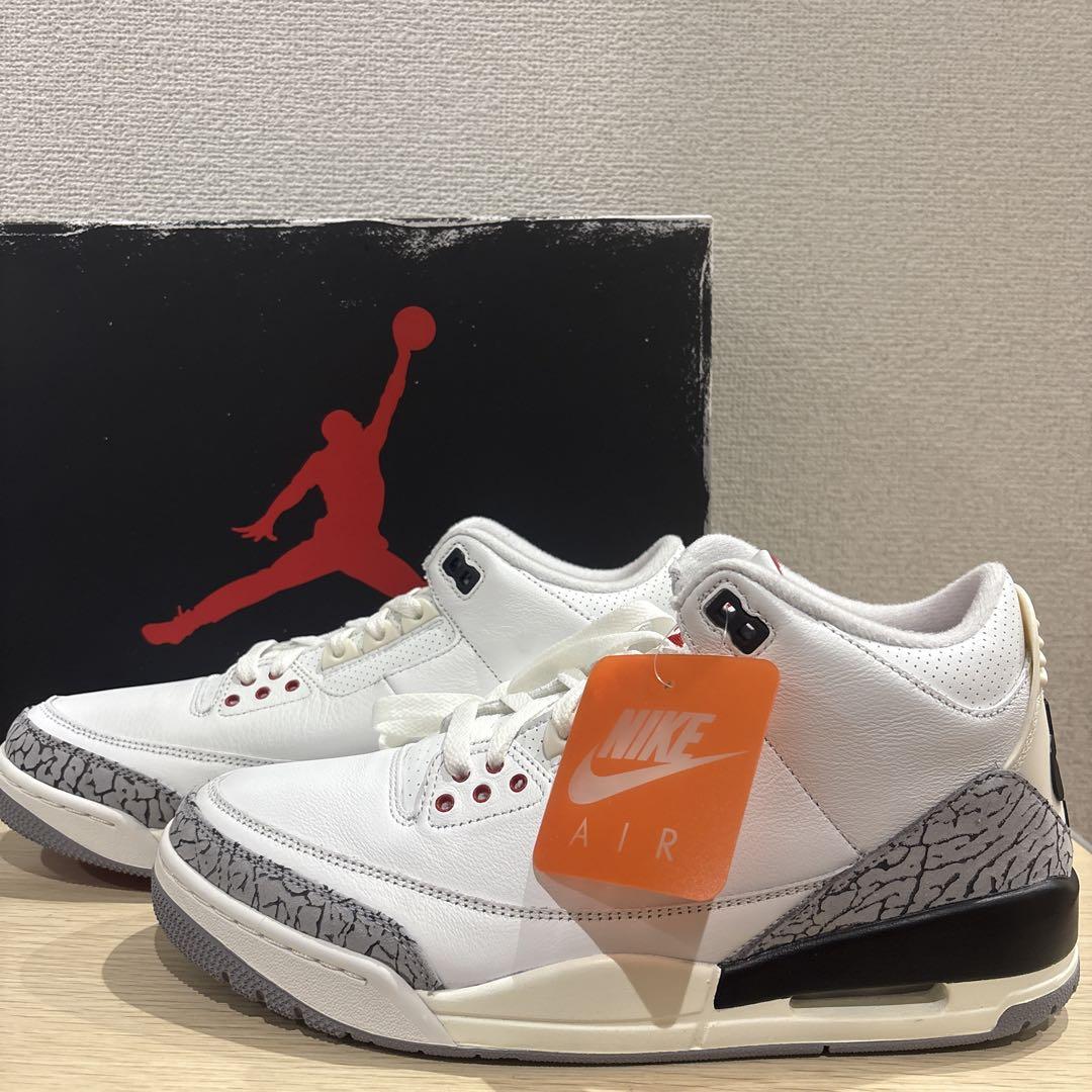 NIKE AIR JORDAN 3 RETRO ホワイト×セメント