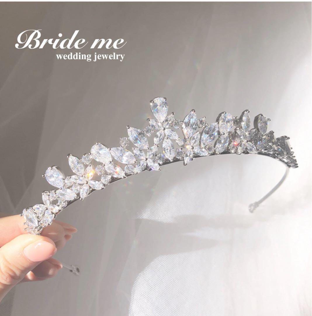 BRIDEME ウェディングティアラ ZT-01