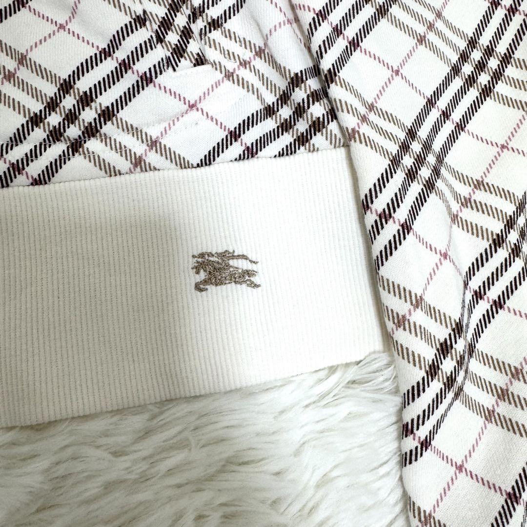 【美品】BURBERRY　バーバリーブルーレーベル　ノバチェックジップパーカー