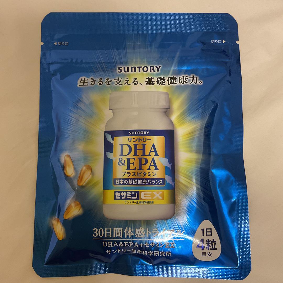 【新品未開封】サントリー DHA＆EPA+セサミンEX 30日分