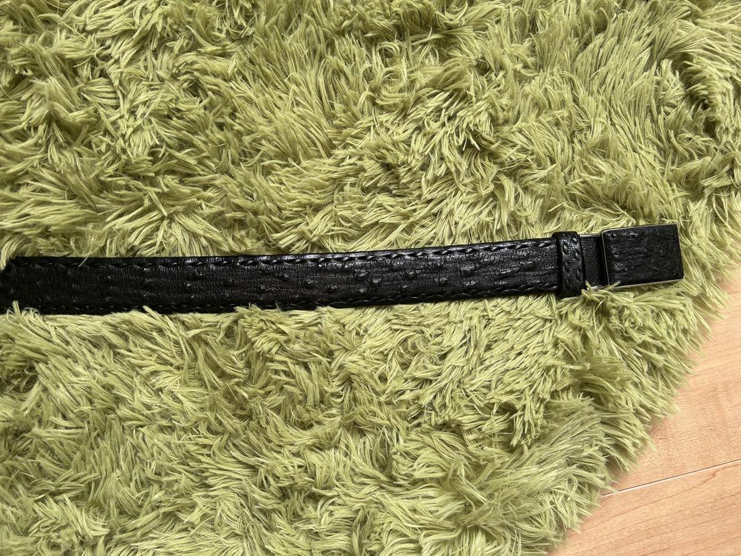OSTRICH オーストリッチ ベルト 黒