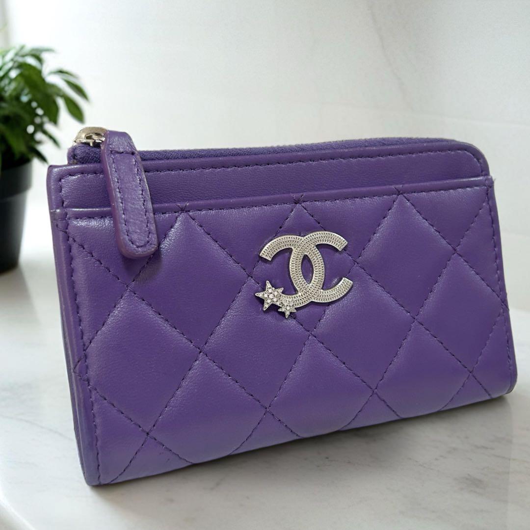 【 CHANEL】スターココマーク☆ミニ財布☆ カードケース☆フラグメントケース