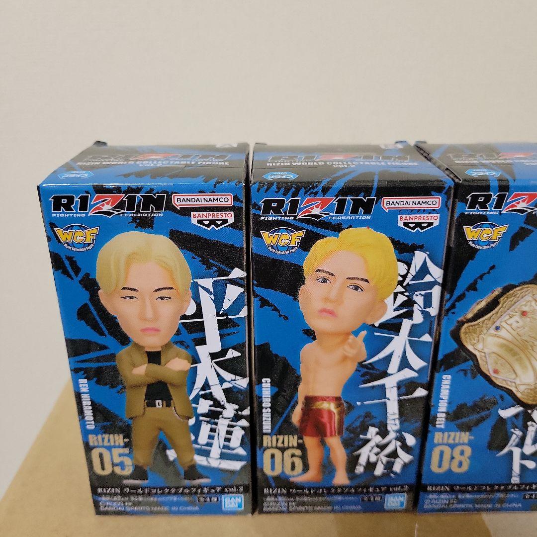 RIZIN ワールドコレクタブルフィギュア vol.2 セット　値下げ不可