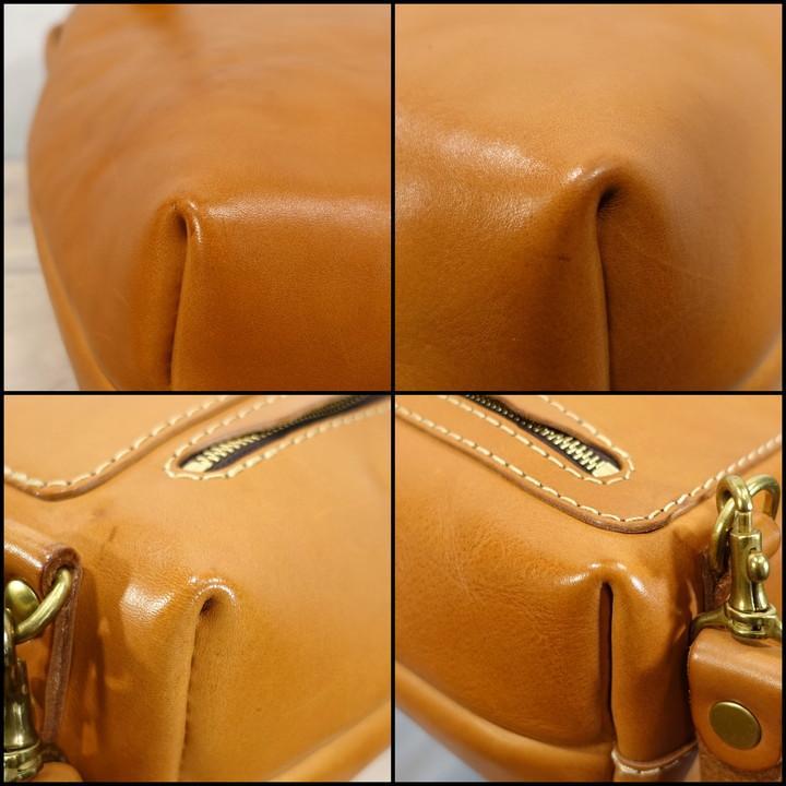 【美品】ヘルツ　ラックスリュック(R-143)　Herz　キャメル