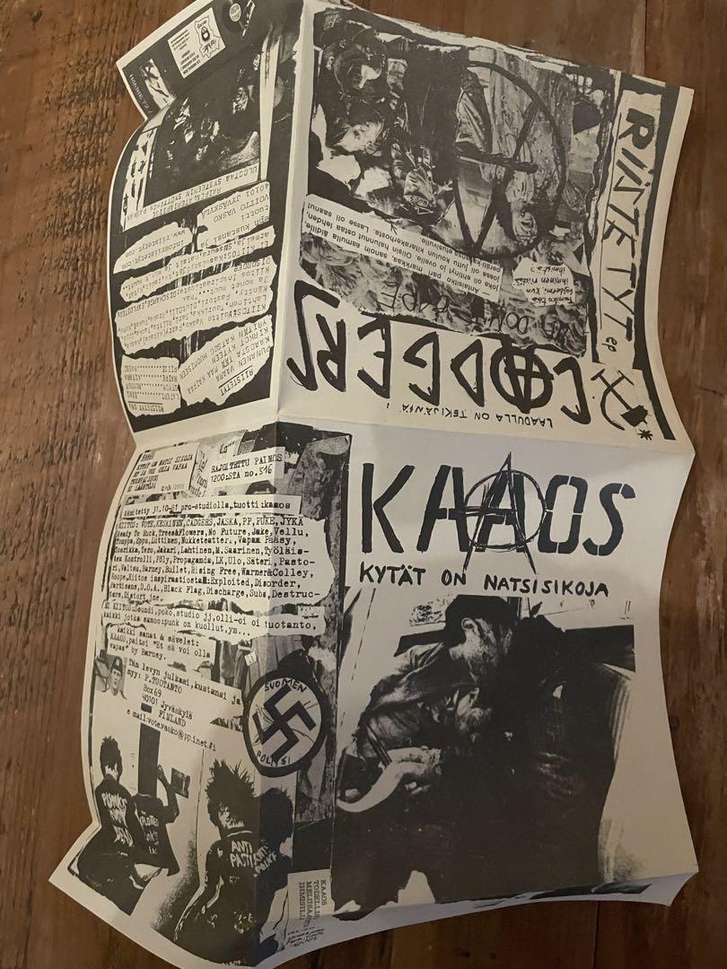 KAAOS / CADGERS(RIISTETYT) split 7inch