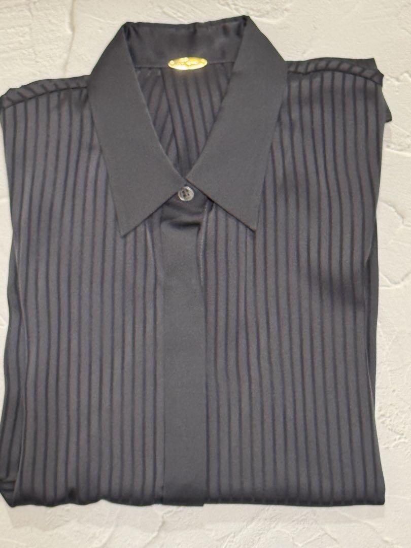 L'Appartement Stripe Sheer Shirts