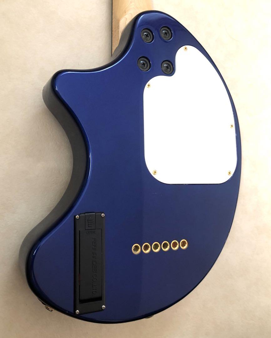 美品】ZO-3C メタリックブルー アンプ内蔵ミニギター ソフト
