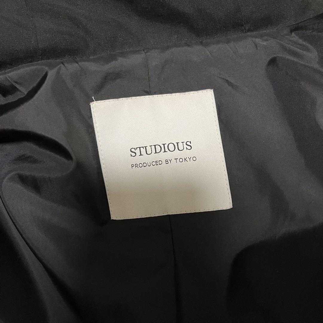 STUDIOUS ロングダウンジャケット サイズ1 ブラック