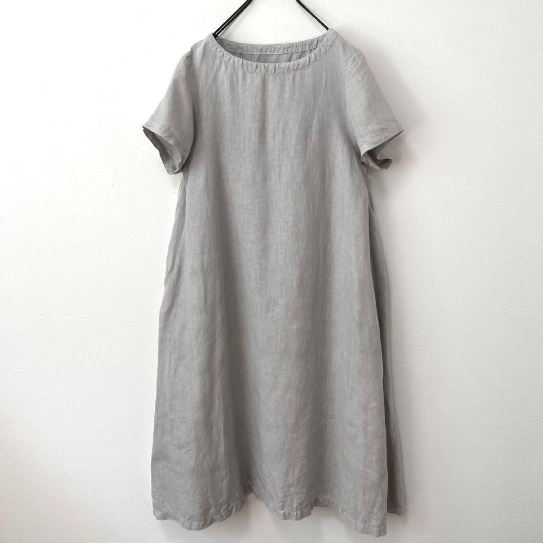 nest Robe ネストローブ　サイドダックリネンワンピース