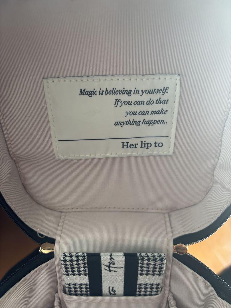 HLT Jacquard Vanity Bag 週末限定値下げ herlipto HLT Jacquard Vanity Bag