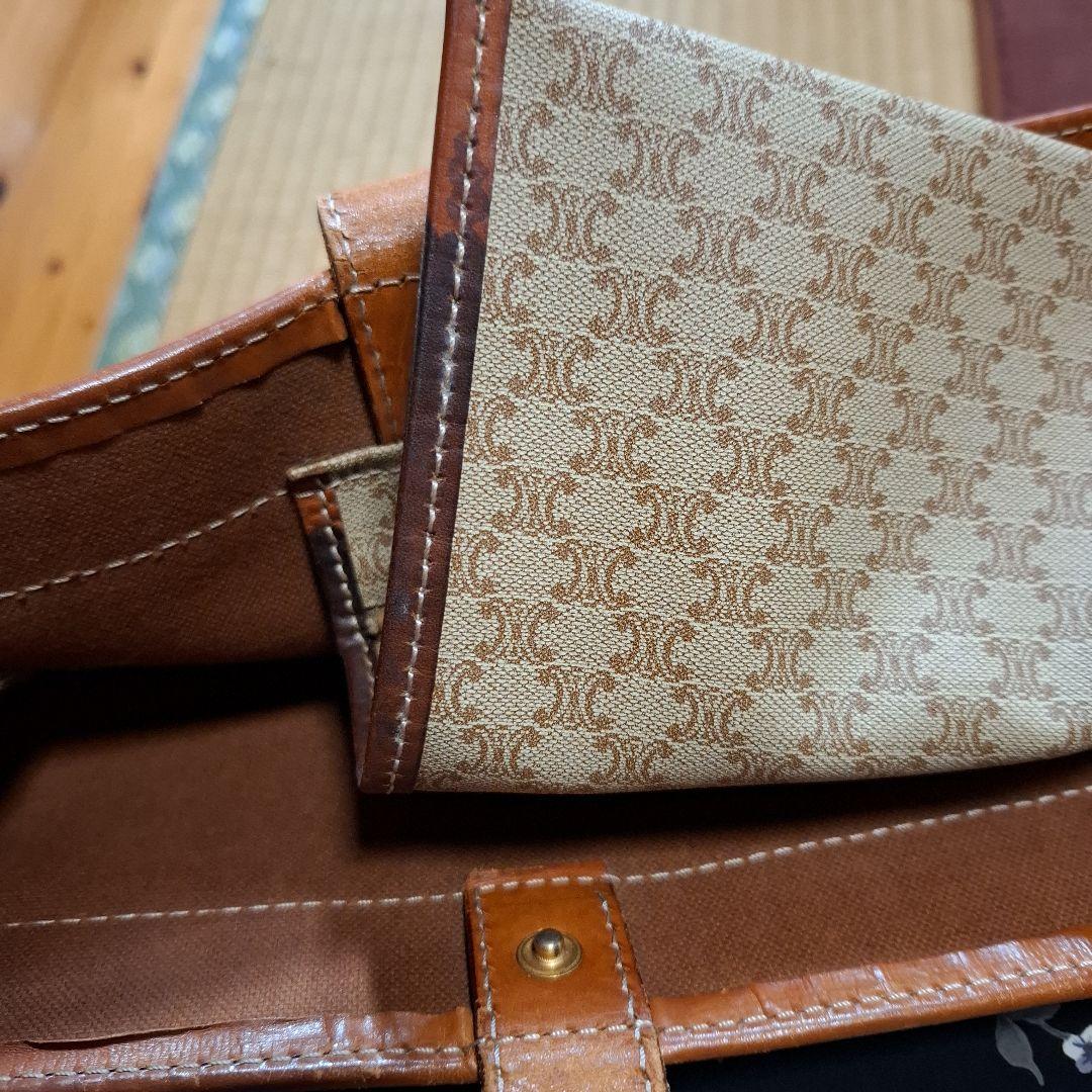 CELINE トートバッグ ベージュ/ブラウン 大容量 CELINE トートバッグ ベージュ/ブラウン 大容量