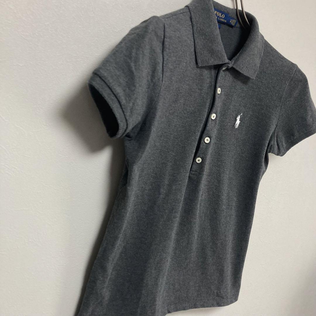 POLO RALPH LAUREN ポロ ラルフローレン ポロシャツ S グレー