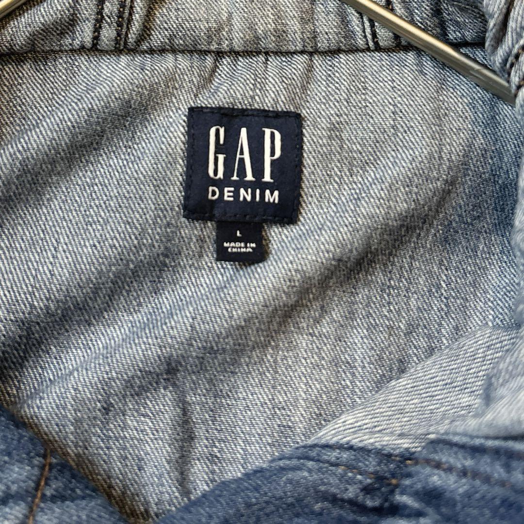 名作】GAP デニム アノラック パーカー L