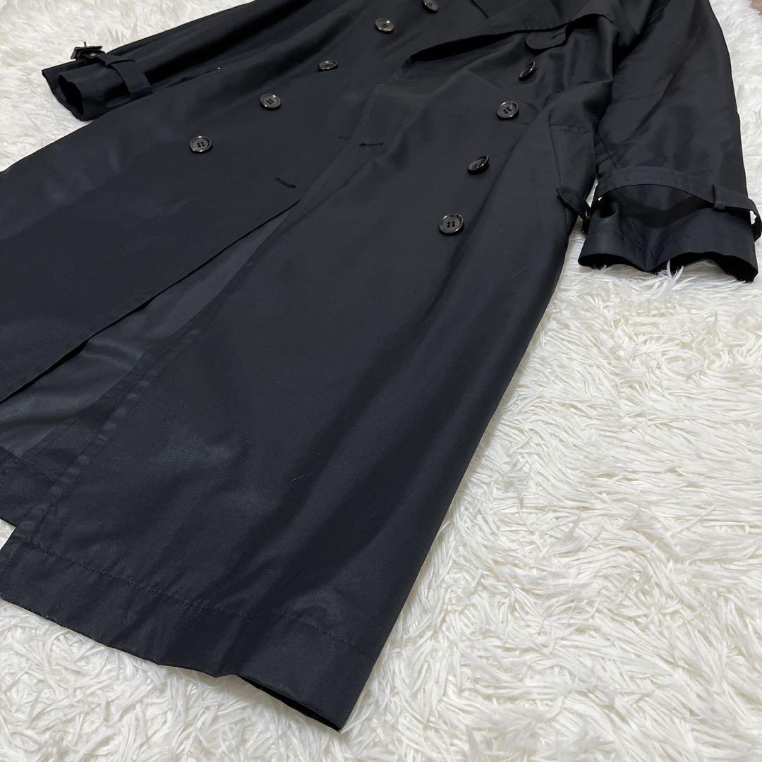 クリーニング済◇YVES SAINT LAURENT トレンチコート ブラック クリーニング済◇YVES SAINT LAURENT トレンチコート ブラック