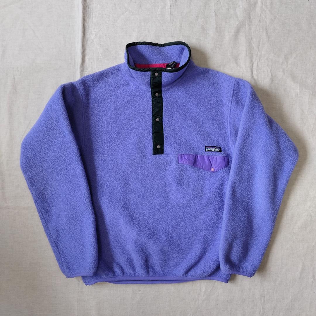 90s パタゴニア シンチラ スナップT ラベンダー パープル 紫S patagonia