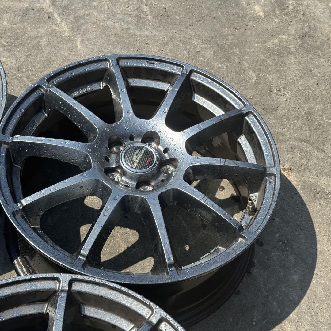 17×7J+50 トヨタ純正袋ボルト対応アルミ