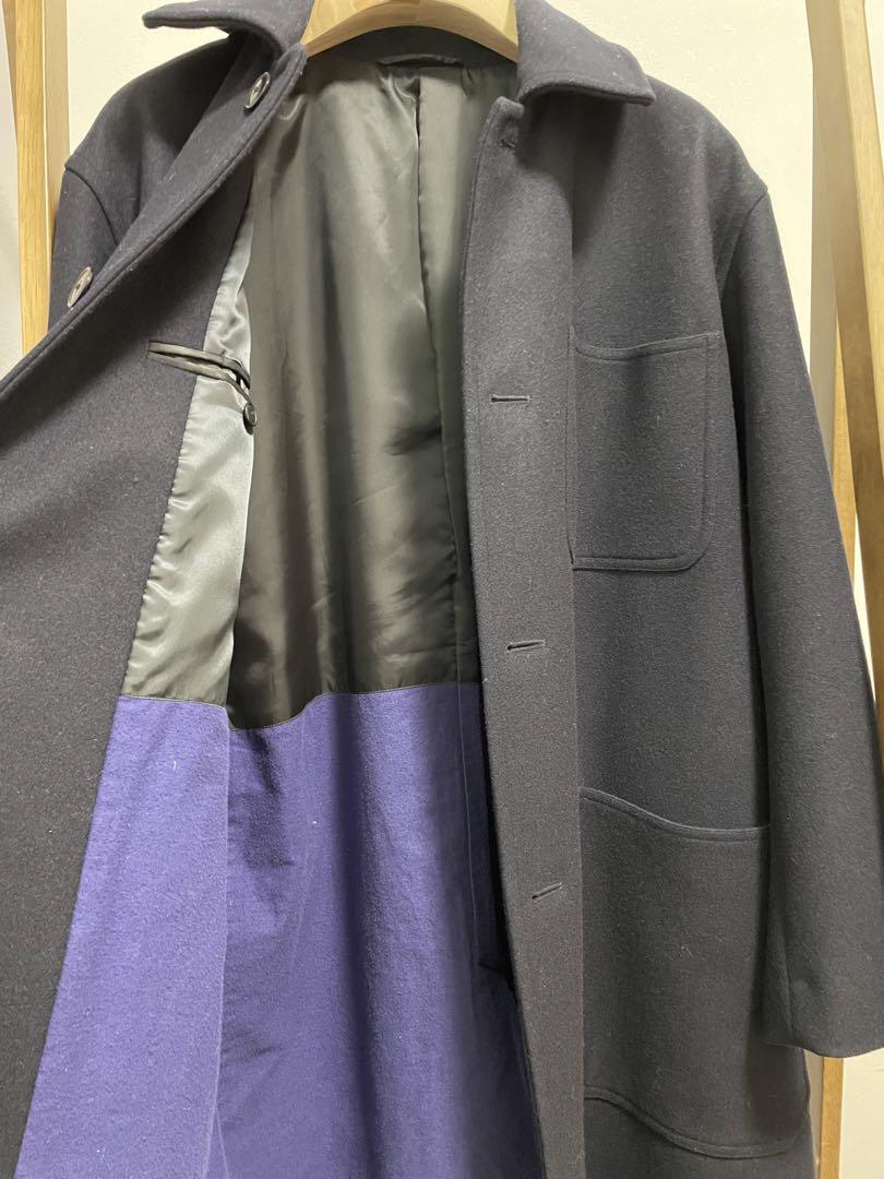 comoli 23a/w ウールカシミアミリタリーコート