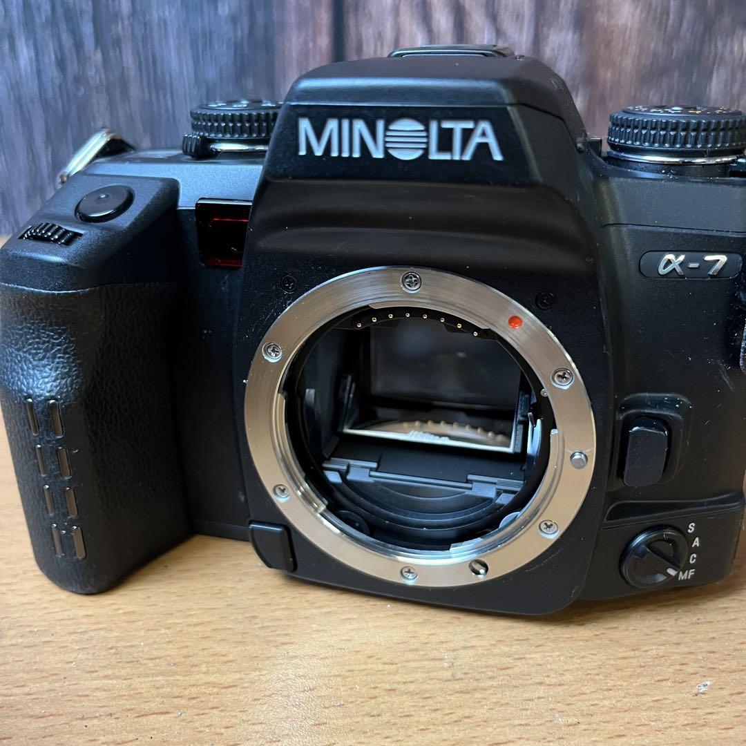 MINOLTA ミノルタ α-7 一眼レフカメラ フィルムカメラ ケース付き