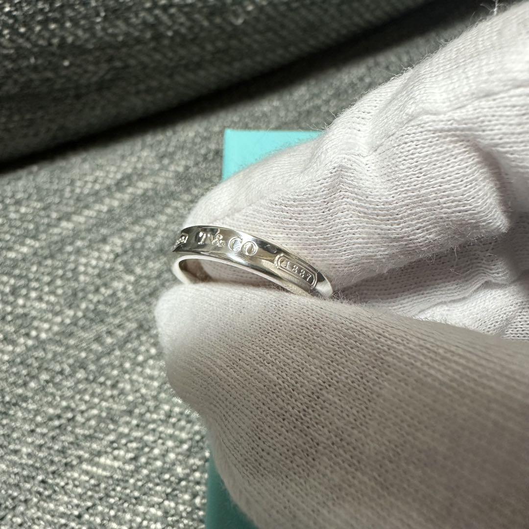 TIFFANY&CO 1837 ナロー リング 指輪 14号 新品仕上げ済み