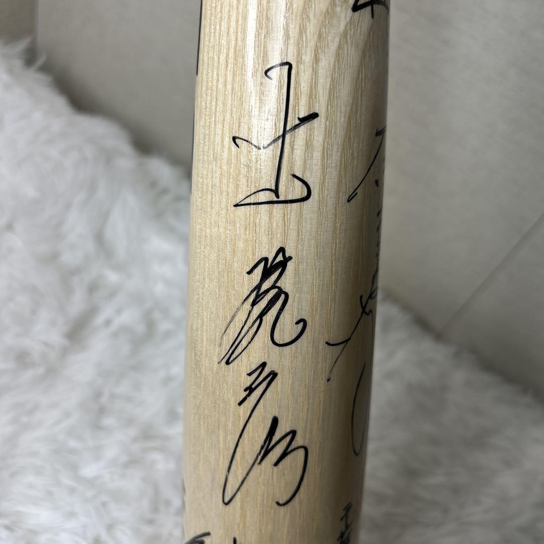 7人サイン入り　松井モデル　Valour 木製　軟式