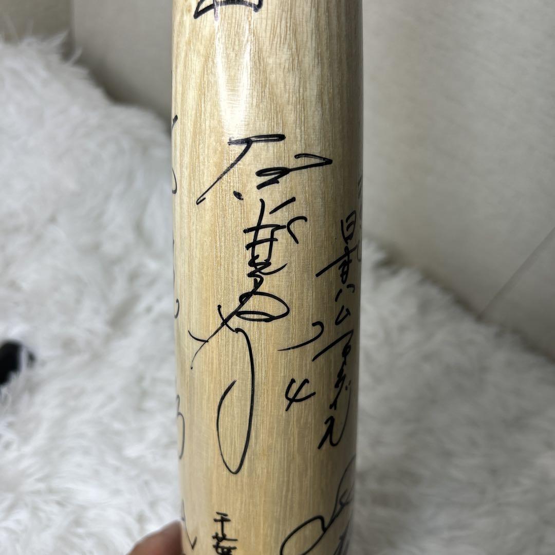 7人サイン入り　松井モデル　Valour 木製　軟式