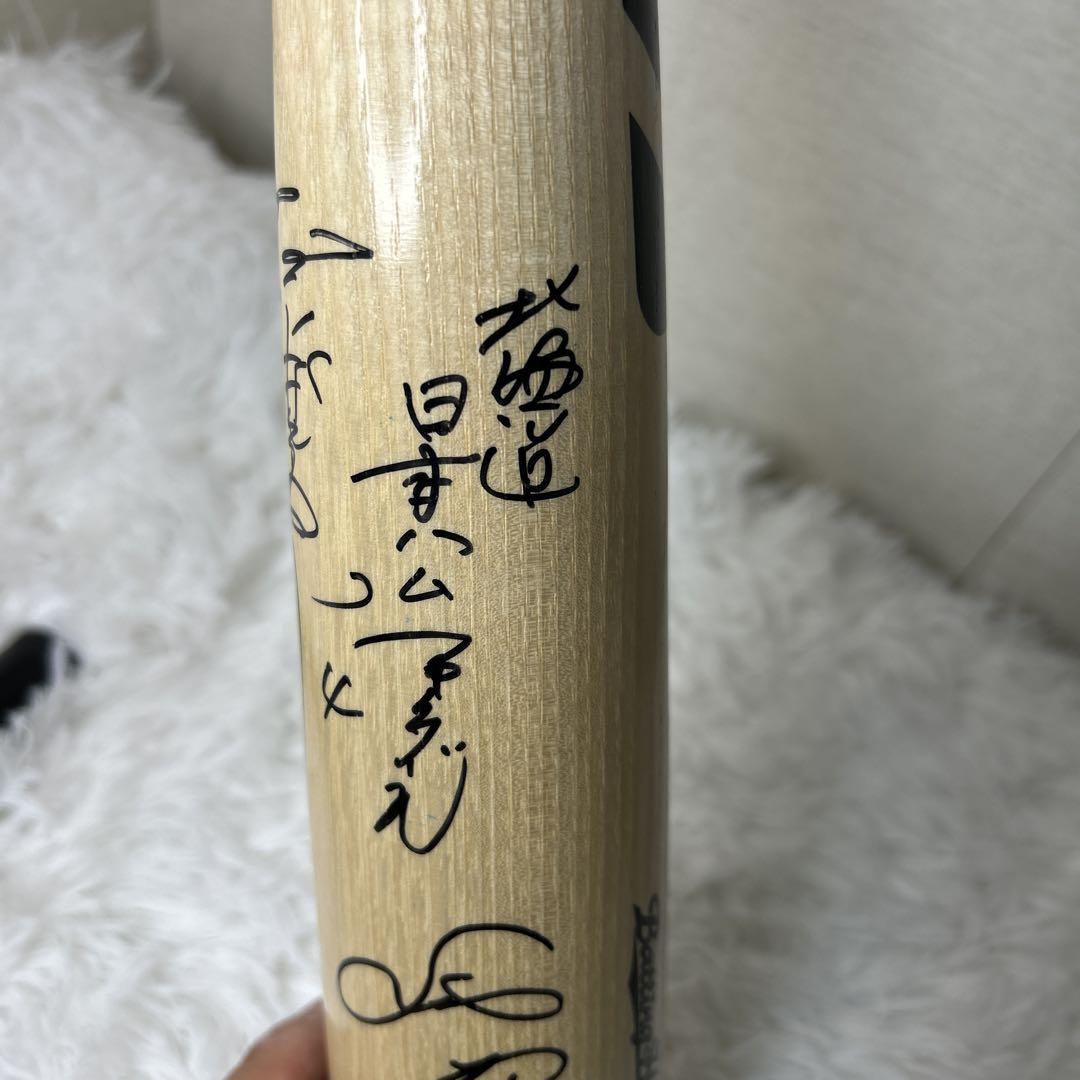 7人サイン入り　松井モデル　Valour 木製　軟式