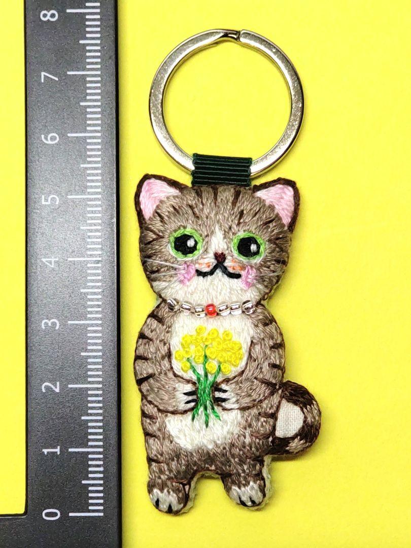 猫ちゃんキーホルダー＆ブローチ☆セリカミニコ様