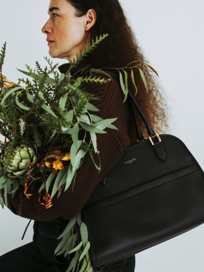 J&M Davidson ビューローバッグM ブラック トートバッグ J&M Davidson ビューローバッグM ブラック トートバッグ