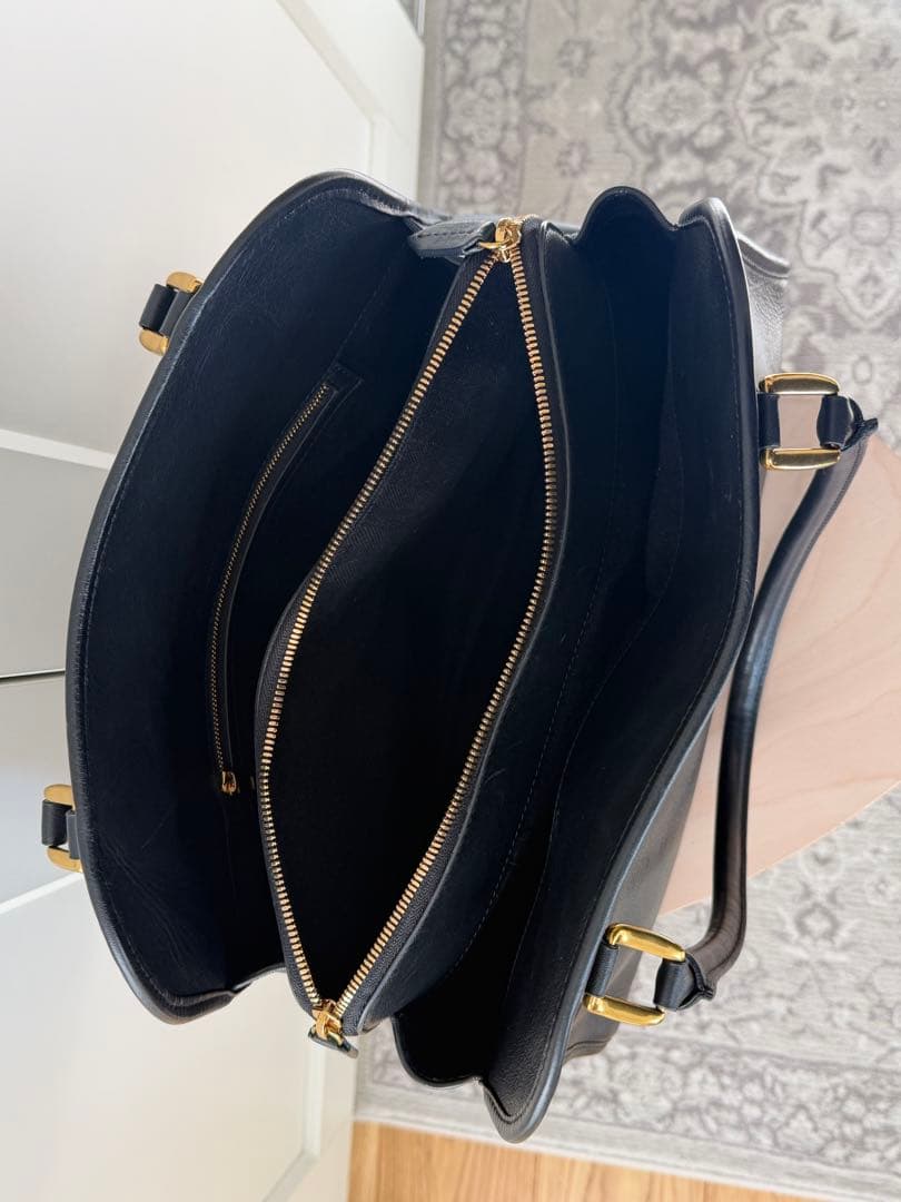 J&M Davidson ビューローバッグM ブラック トートバッグ J&M Davidson ビューローバッグM ブラック トートバッグ