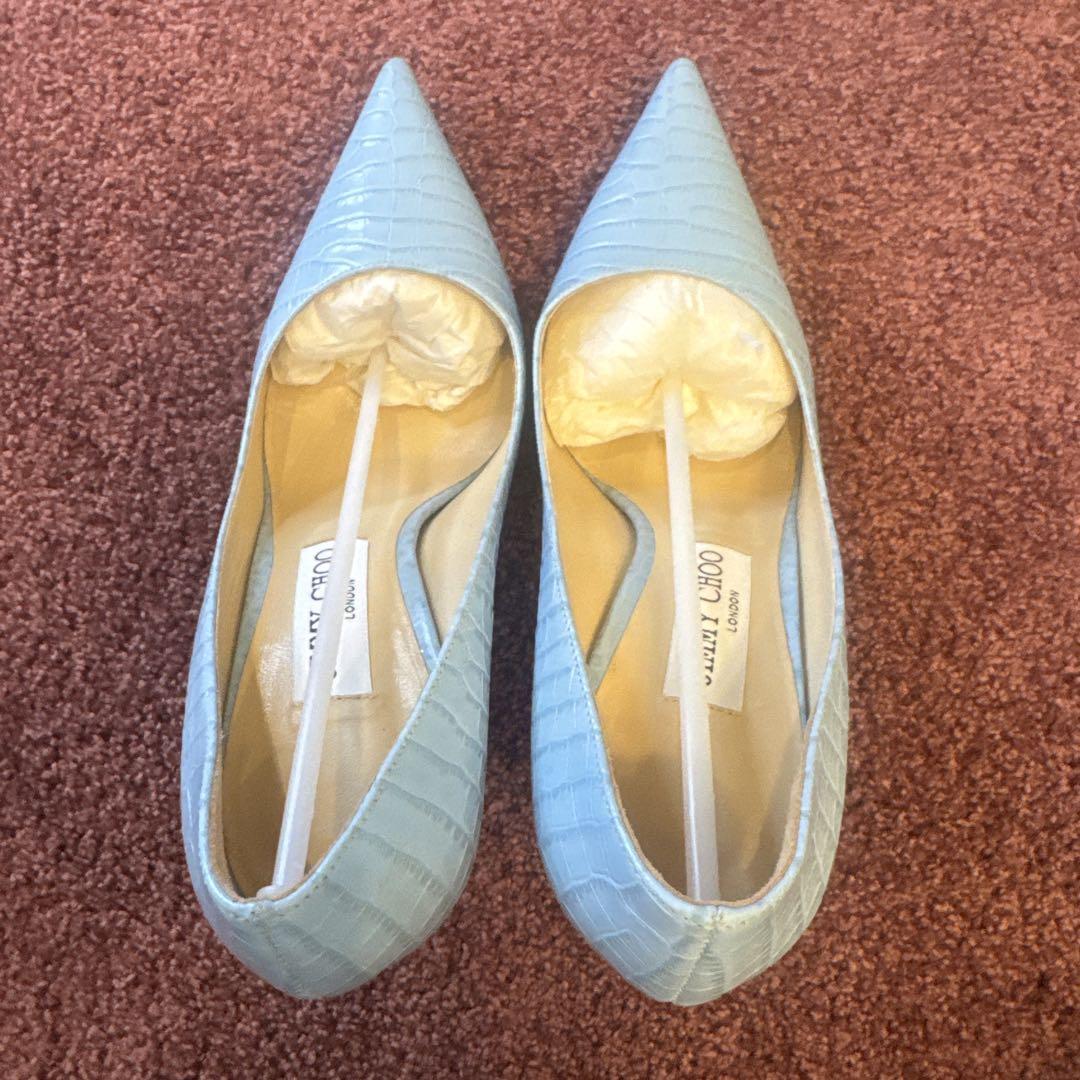 JIMMY CHOO ジミーチュウ LOVE 100 クロコダイル SKY