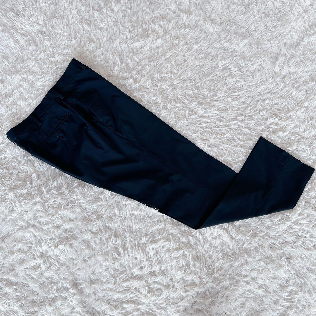 美品 ユニクロ UNIQLO 感動ジャケット 上下 スーツ ネイビー Sサイズ